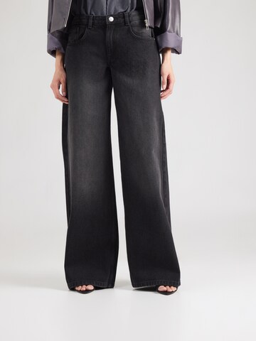 BALMOHK Wide Leg Jeans 'RITA' in Schwarz: Vorderseite