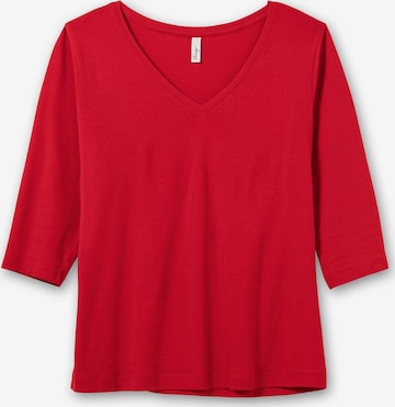 T-shirt SHEEGO en rouge : devant