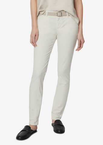 Marc O'Polo Slim fit Pants 'Alby' in White: front