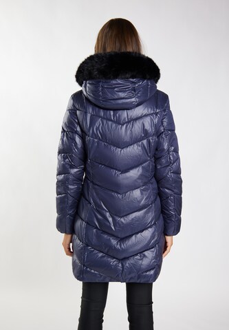 mėlyna faina Žieminis paltas