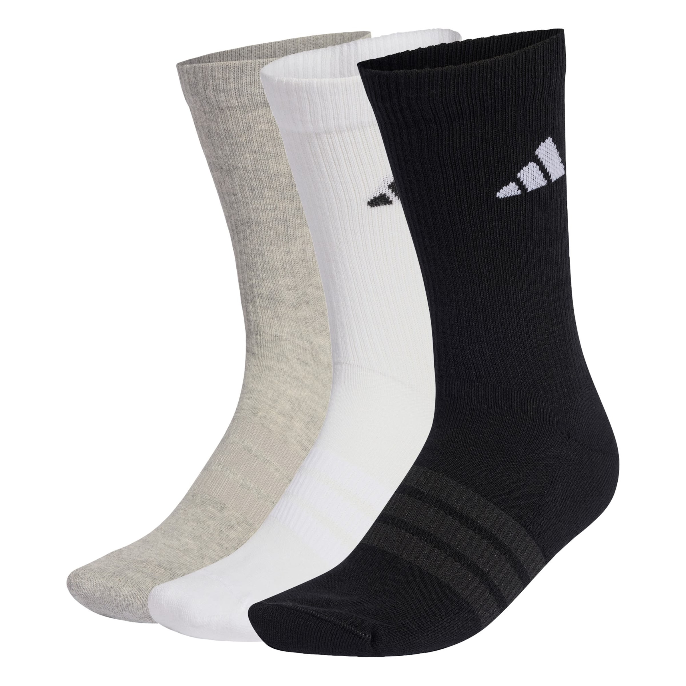 ADIDAS SPORTSWEAR Athletic Socks 'Ess' in Greige / Black / White, Item view