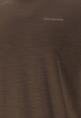 ENDURANCE Funktionsshirt 'Peako' in Braun