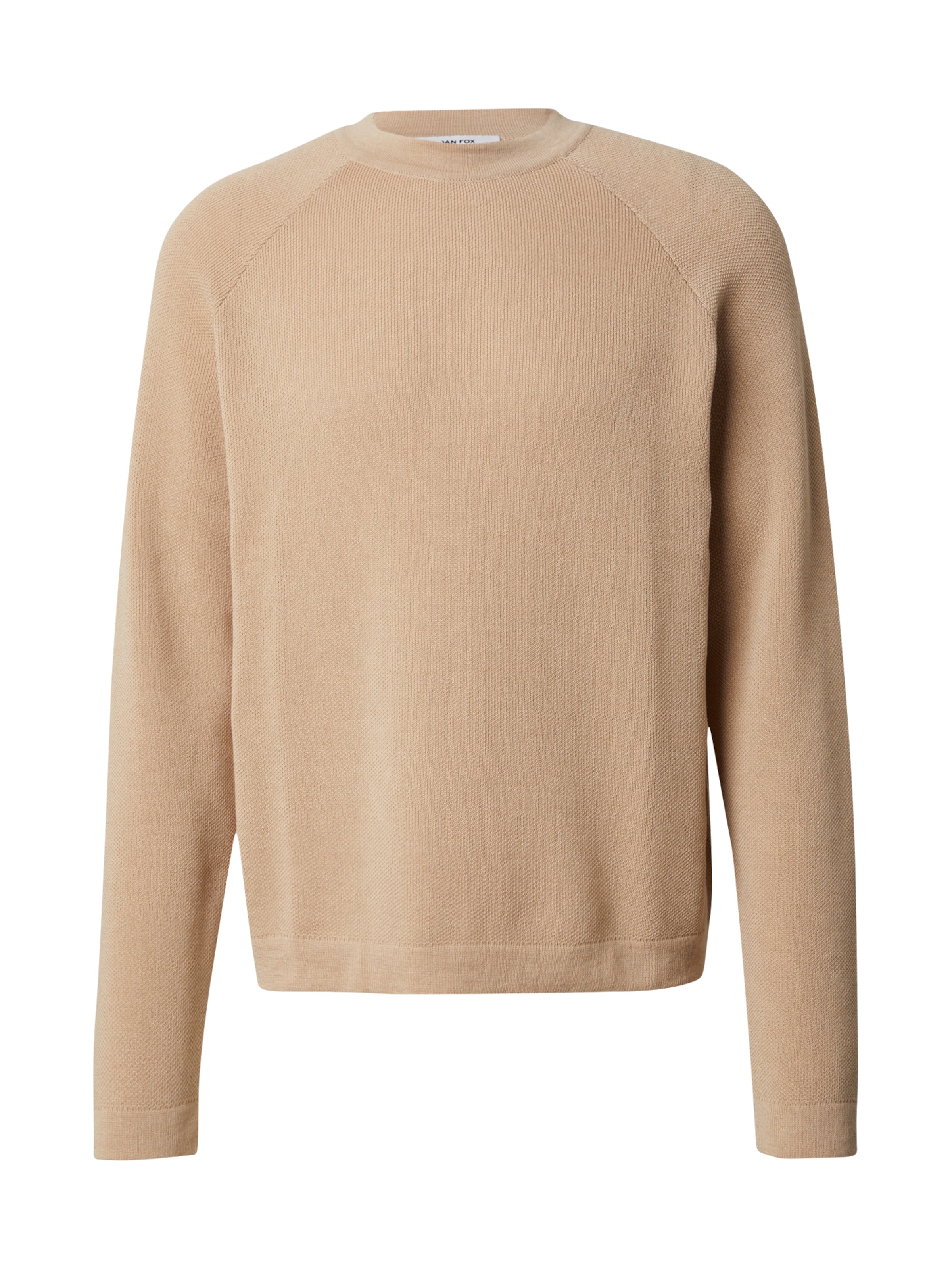 DAN FOX APPAREL Sweater 'Pablo' in Beige: front