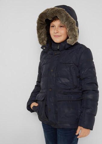 s.Oliver Winterjacke in Blau: Vorderseite
