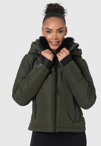 NAVAHOO Winter jacket 'Mit Liebe XIV' in Green: front