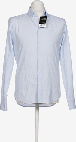 Sandro Button Up Shirt in M in Blue: front