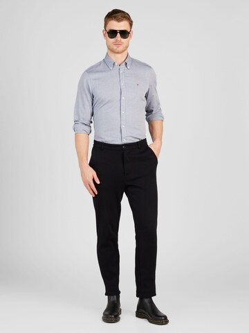 zils Tommy Hilfiger Tailored Slim fit Krekls 'ROYAL'