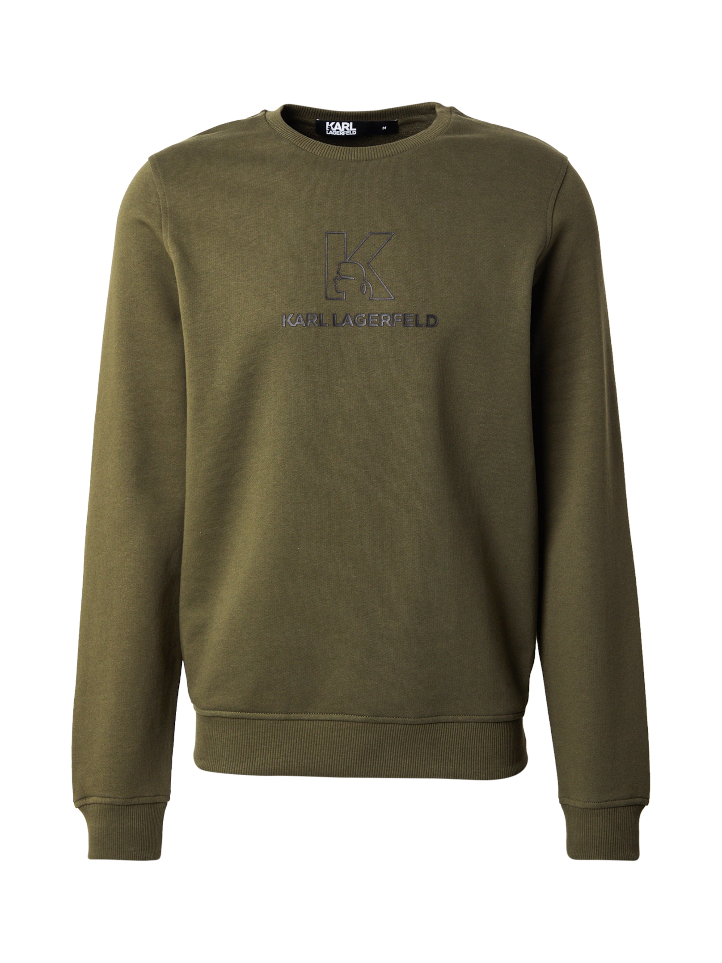 Karl Lagerfeld Μπλούζα φούτερ σε πράσινο: μπροστά