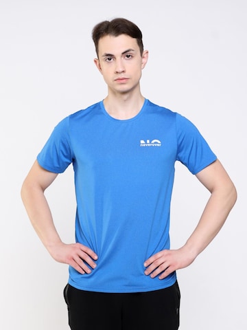 T-Shirt fonctionnel 'Men's Essential Elastic T-shirt' neverover en bleu : devant