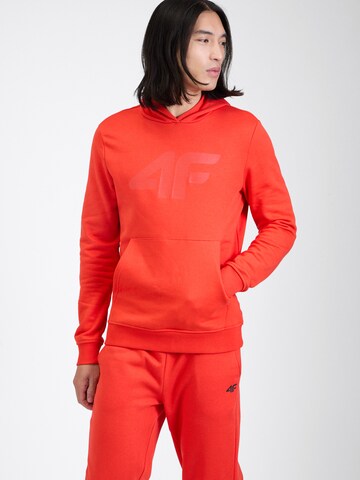 4F Sportsweatshirt in Orange: Vorderseite
