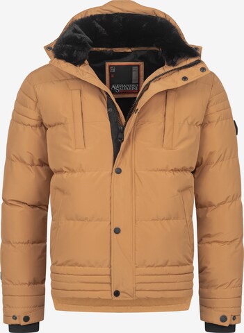 Alessandro Salvarini Winter Jacket 'Fabiano' in Brown