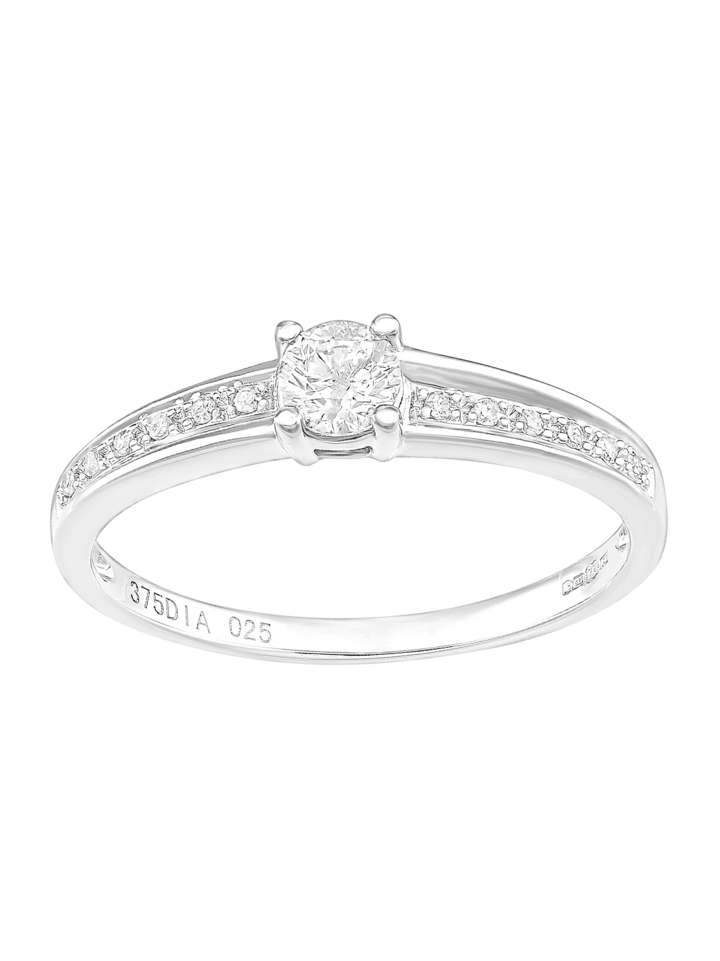 DIAMANT LETERNEL Ring in Silver: front