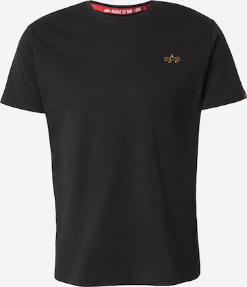 ALPHA INDUSTRIES T-Shirt in Schwarz: Vorderseite