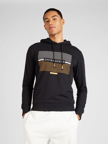 JACK & JONES Sweatshirt 'CYRUS' in Schwarz: predná strana