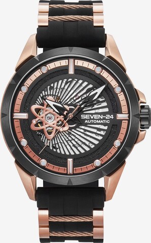 SEVEN-24 Analog Watch in Black: front