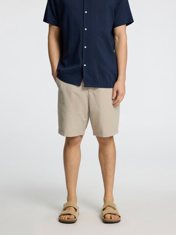 regular Pantaloni chino 'SLHKarl' di SELECTED HOMME in beige: frontale