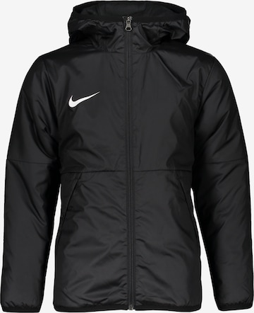 NIKE Athletic Jacket in Black: front