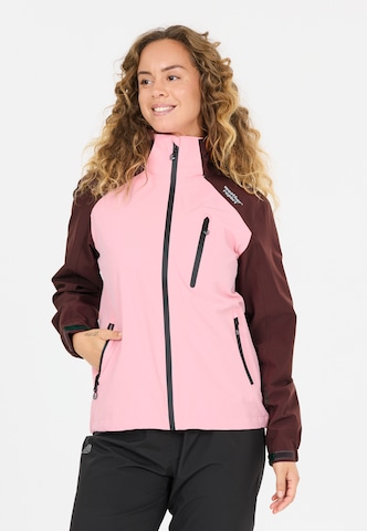 Weather Report Outdoor jacket 'CAMELIA' in Pink: front