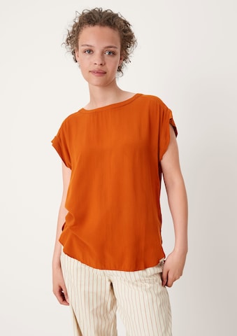 QS Blouse in Orange: front