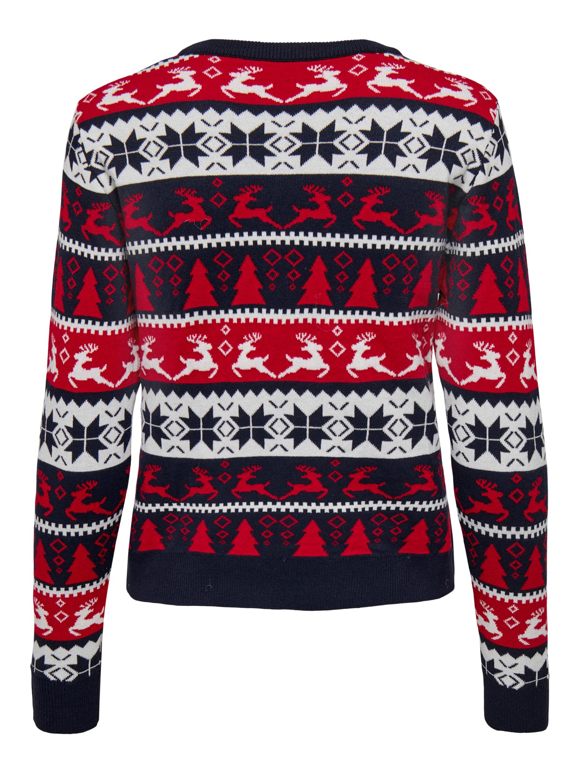 Pull-over 'XMAS' ONLY en mélange de couleurs