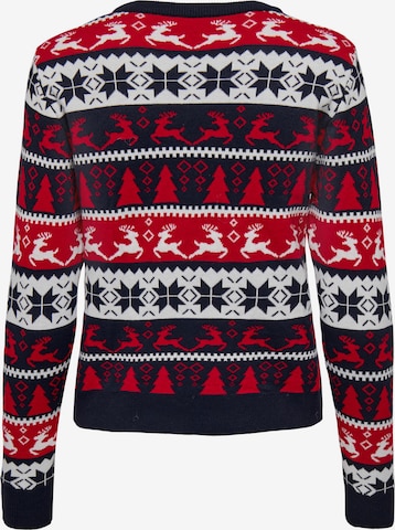 ONLY Sweater 'XMAS' in Mixed colours