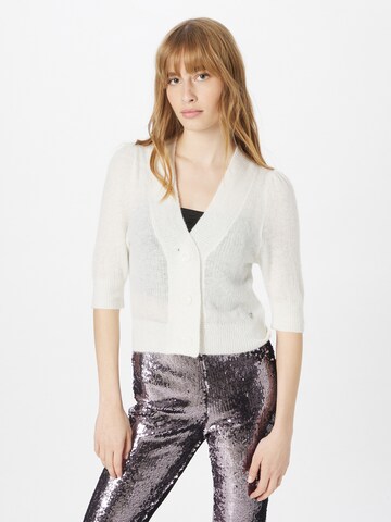 GUESS - Casaco de malha 'MATHILDE' em branco: frente