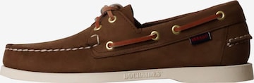 SEBAGO Slip-ons 'Mokassin aus Portland-Nubukleder' in Brown: front