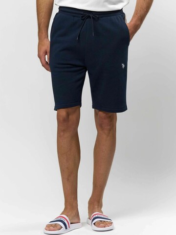 U.S. POLO ASSN. Regular Housut 'UMCasper' värissä sininen: etupuoli