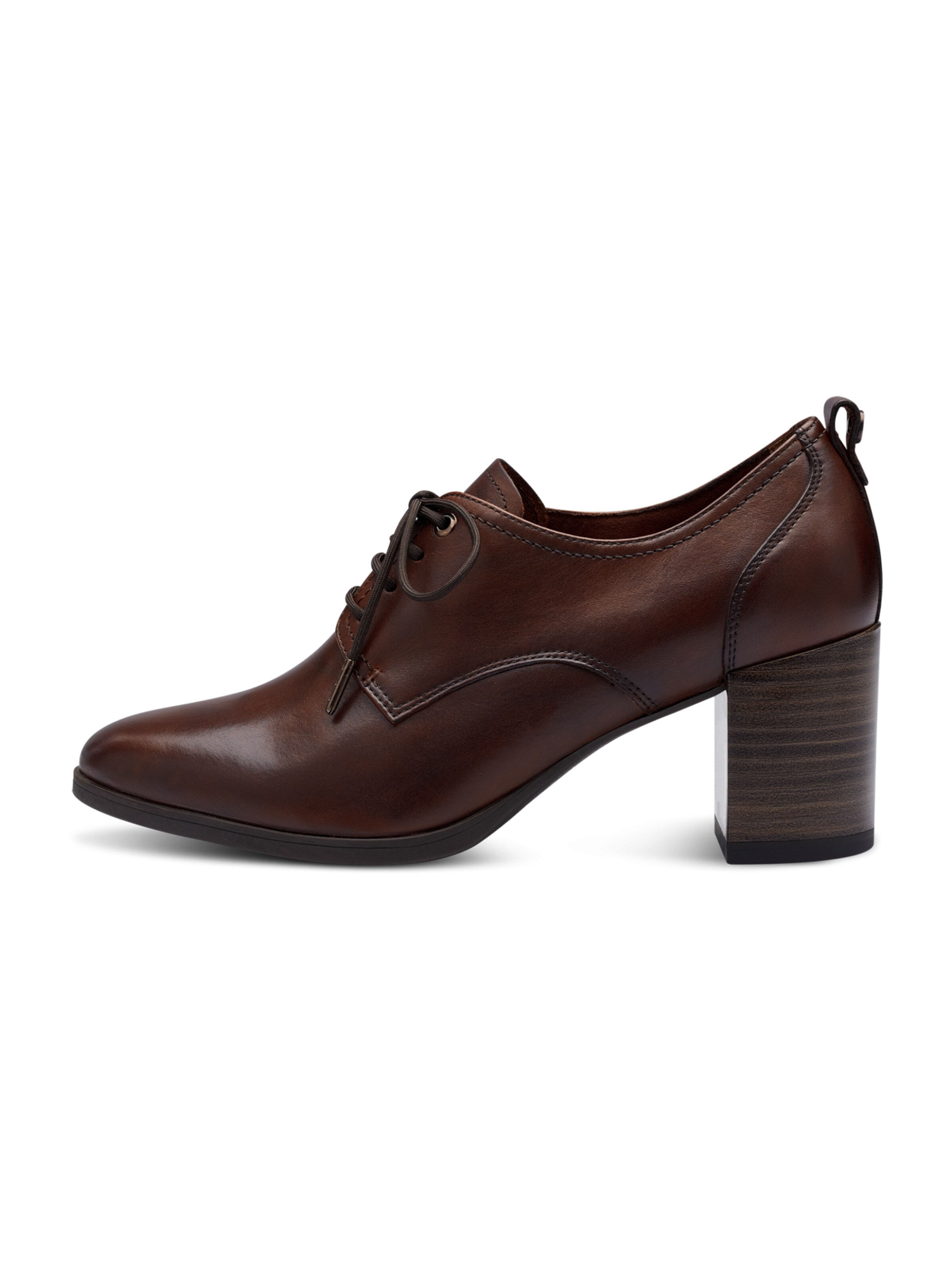 Décolleté con zeppa frontale di Tamaris in marrone