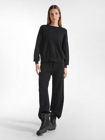 DEHA Wide leg Trousers in Black: front