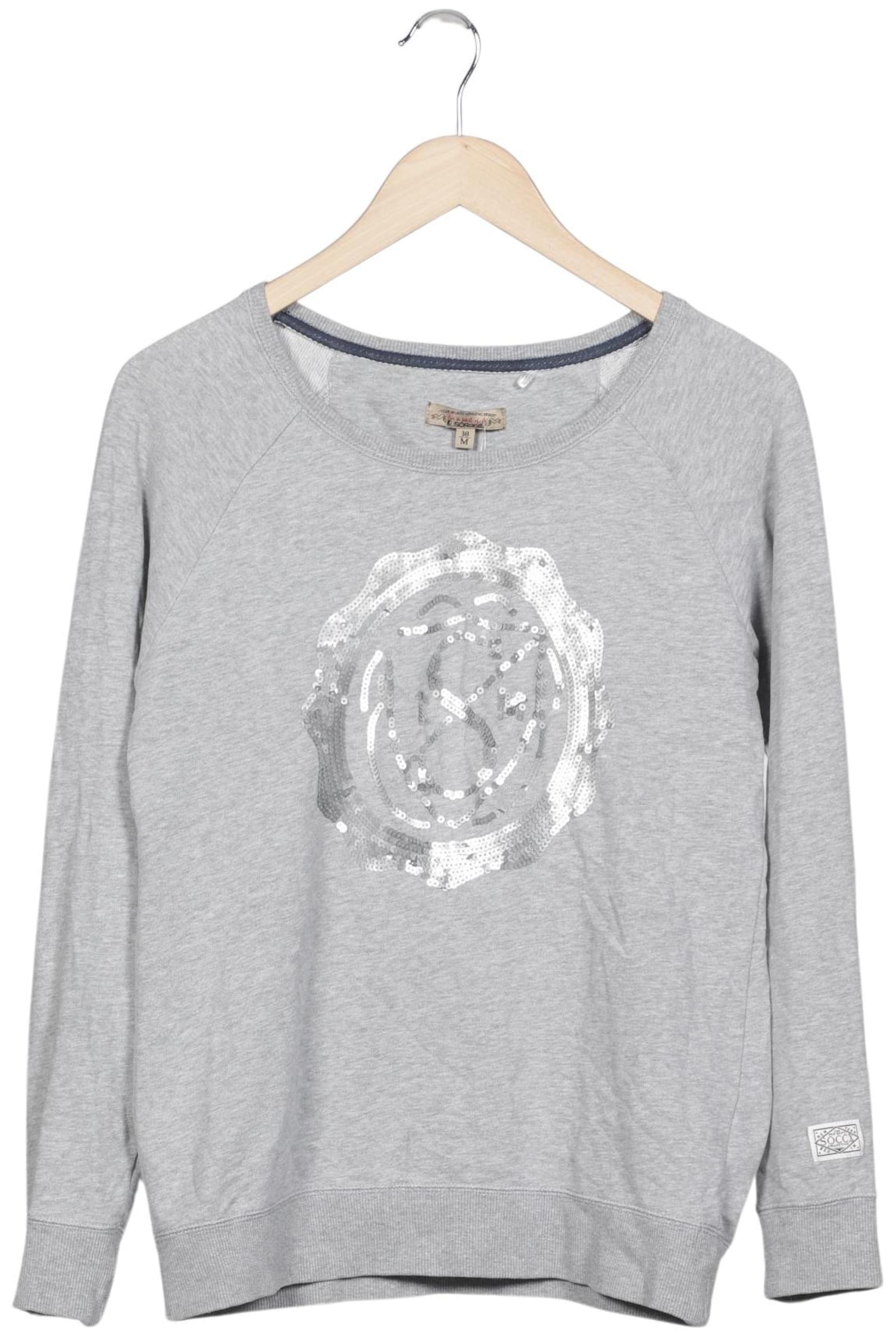 Soccx Sweatshirt & Zip-Up Hoodie in M in Grey: front