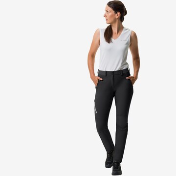 VAUDE Regular Workout Pants 'Scopi II' in Black