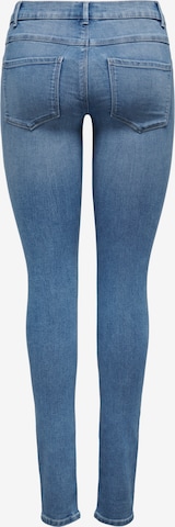 Only Tall Skinny Jeans 'Rain' in Blau