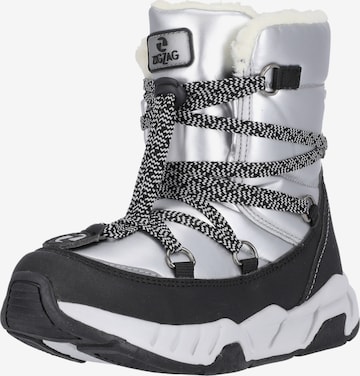 ZigZag Snow Boots 'Turriea' in Silver: front