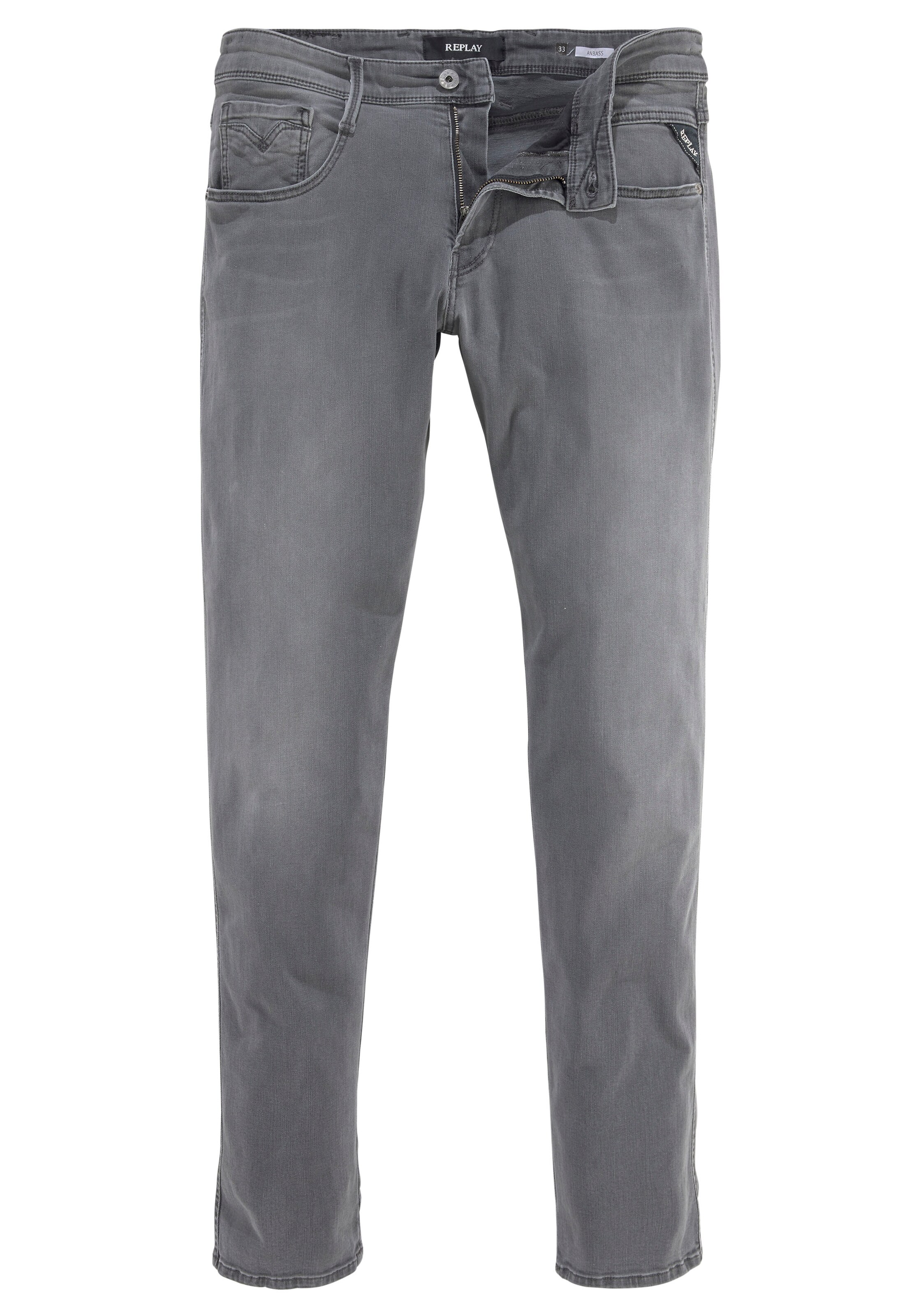 REPLAY Jeans in Grey: front