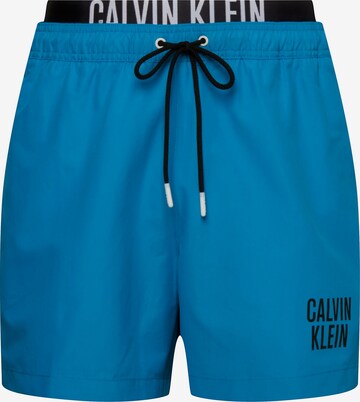 Calvin Klein Swimwear Board Shorts in Blue: front