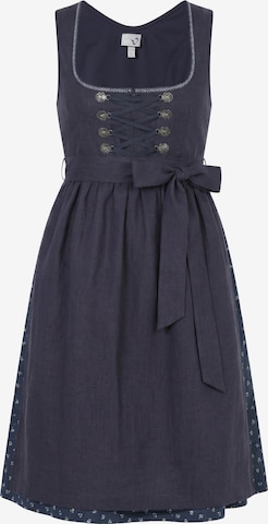 Ulla Popken Dirndl in Lila: Vorderseite