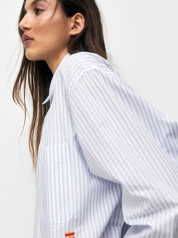 Pull&Bear Bluse in Lila