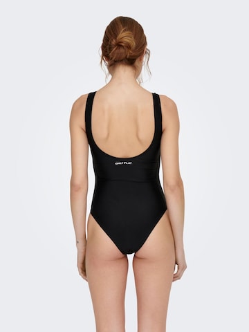 Bustier Maillot de bain sport ONLY PLAY en noir