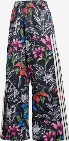 juoda ADIDAS SPORTSWEAR Laisvas Sportinės kelnės 'ADIDAS X FARM RIO HOUSE OF TIRO': priekis