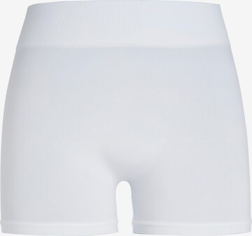 PIECES Skinny Shorts 'London' in Weiß: predná strana