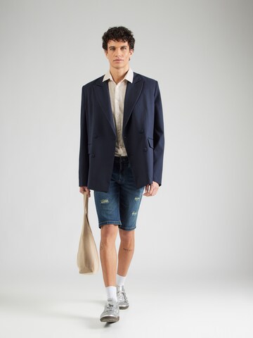 zils INDICODE JEANS Standarta Džinsi 'Kaden Holes'