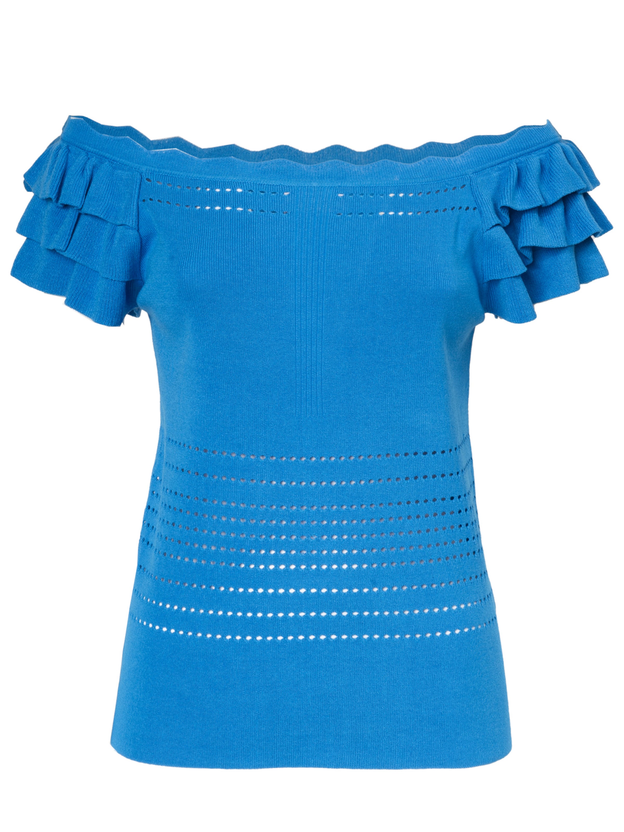 Influencer Sweater in Blue: front