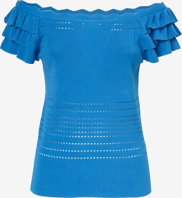 Influencer Sweater in Blue: front