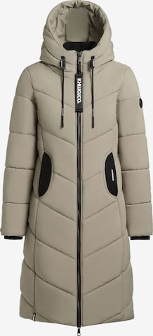 khujo Zimní kabát 'Aribay6' – šedá: přední strana