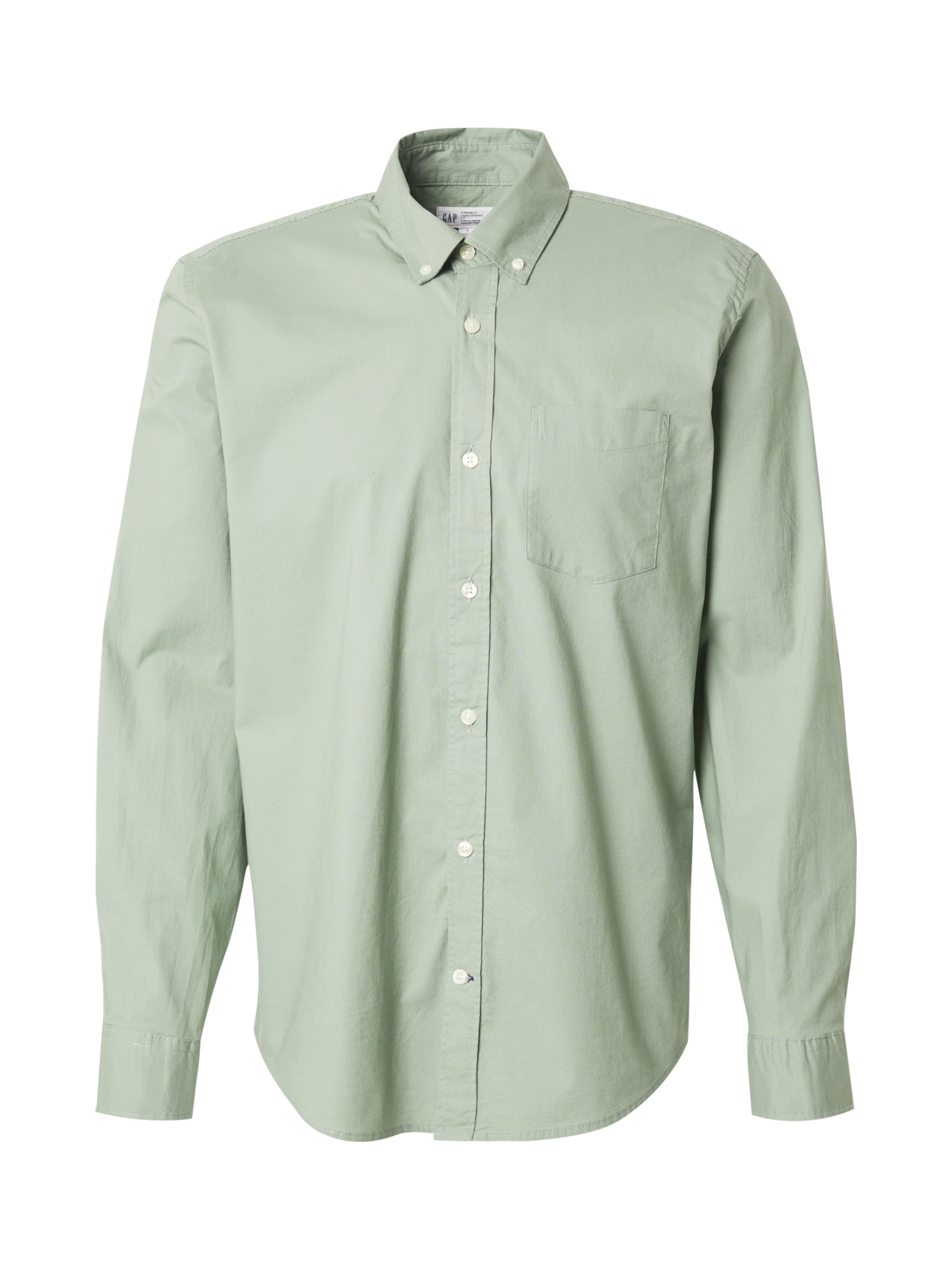 GAP Rovný strih Košeľa - Zelená: predná strana