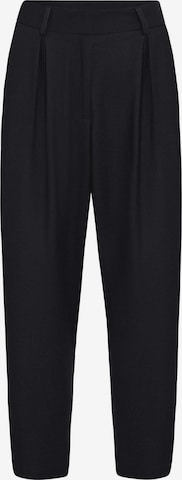 AntiochBaggy Hlače s naborima - crna boja: prednji dio