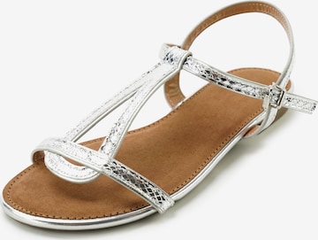 Findlay Strap Sandals 'CLEO' in Silver: front