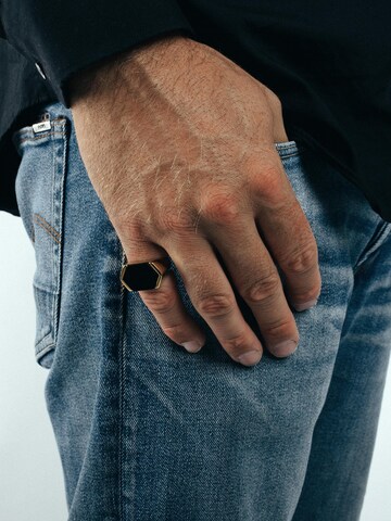 Akitsune Ring 'Abyss' in Gold