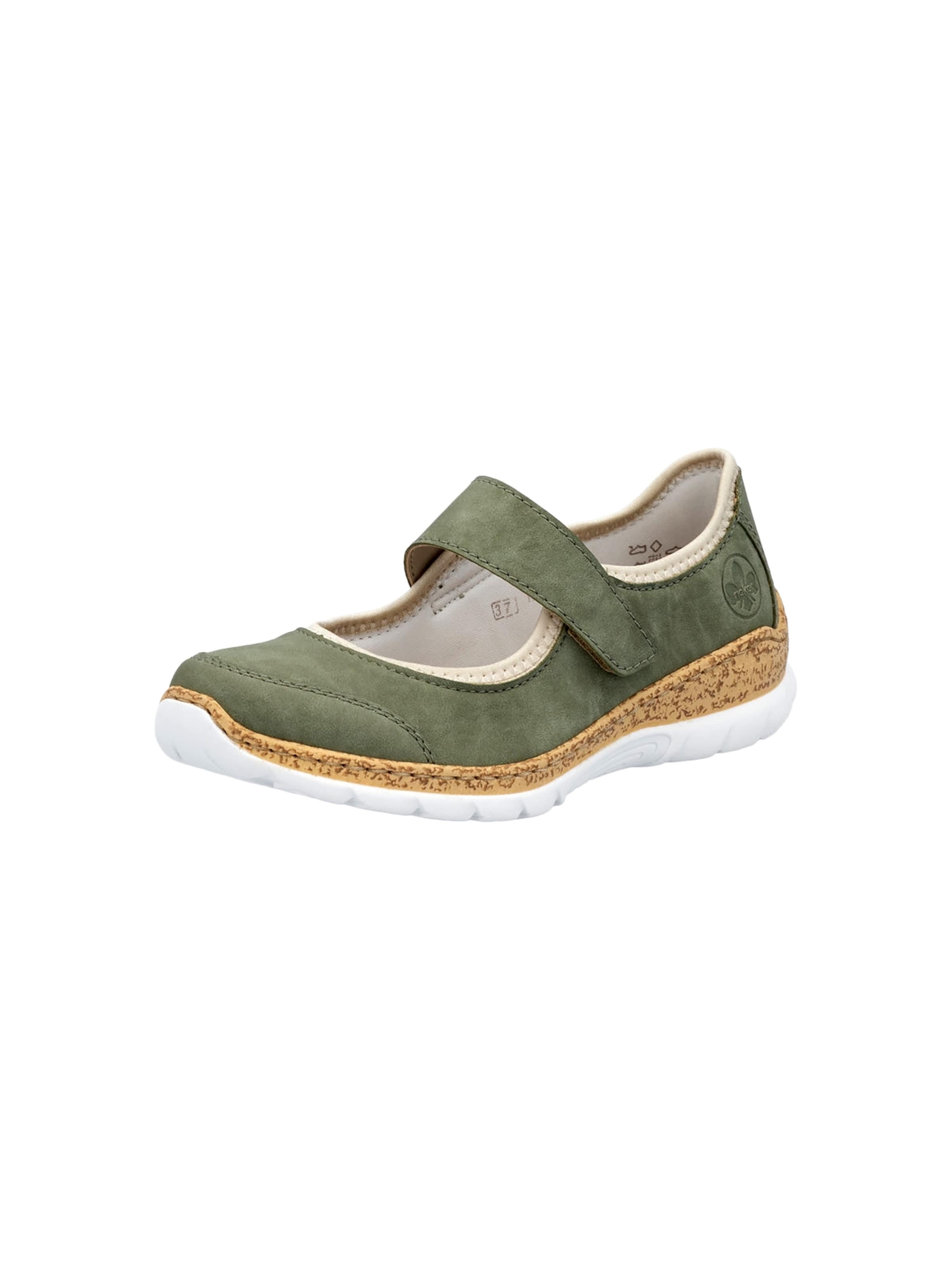 Rieker Ballerina in Green: front